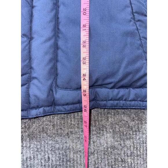 St. John's Bay Puffer Vest Men's L Navy Full Zip Quilted Lined Warm - Picture 12 of 15